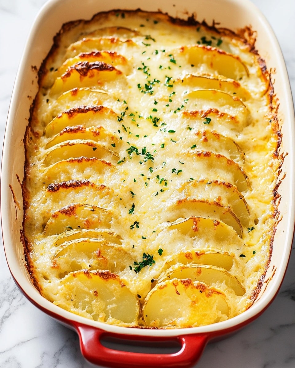 Easy Cheesy Scalloped Potatoes: Creamy Comfort Food Recipe